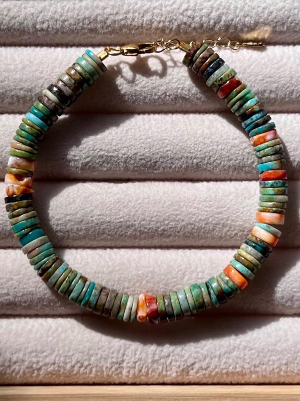 B026 | Spiny Oyster Turquoise Bracelet